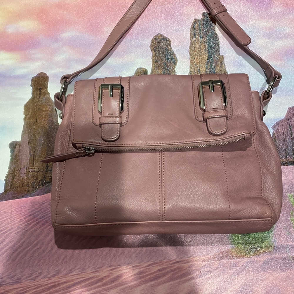 B. Makowsky Leather Crossbody bag.